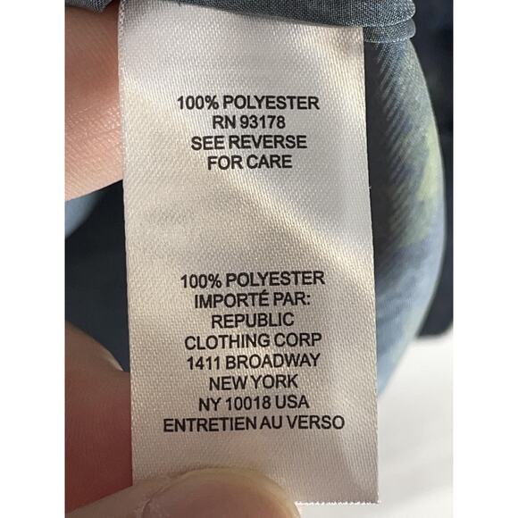 Elie Tahari Shirt Womens 1X Black Floral Button Front Long Sleeve Blouse Plus - Picture 7 of 10